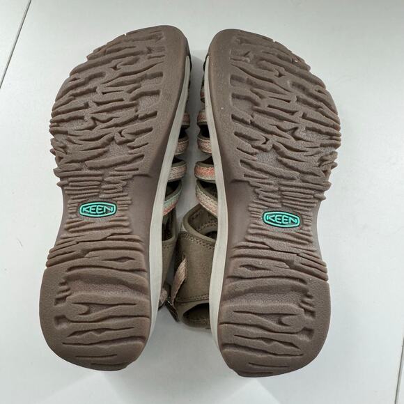 Keen Whisper Women's Size 10 Shoes Brown orange Comfort Outdoor Hiking Sandals - Picture 4 of 5